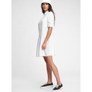 Gap Flounce Mini Shirtdress